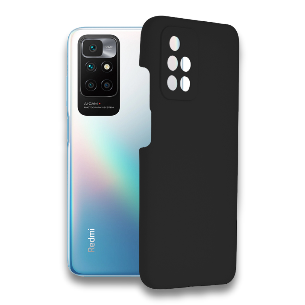 Silikonski ovitek "Soft Edge" za Xiaomi Redmi 10 - Črna – Techsuit