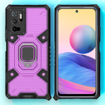 Silikonski ovitek "Honeycomb armor ring" za Xiaomi Redmi Note 10 5G – Infostyle