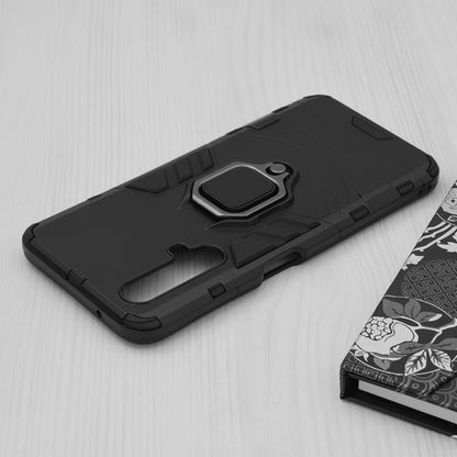 Silikonski ovitek "ring" za Xiaomi Realme X50 5G - Črna – Infostyle