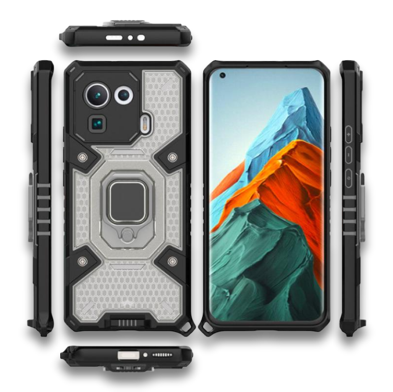 Silikonski ovitek "Honeycomb armor ring" za Xiaomi Mi 11 – Infostyle