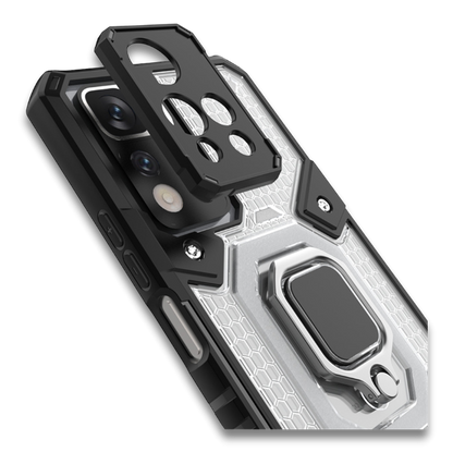 Silikonski ovitek "Honeycomb armor ring" za Xiaomi Redmi Note 11 Pro – Infostyle