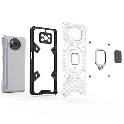 Silikonski ovitek "Honeycomb armor ring" za Xiaomi Poco M3 - Modra – Infostyle