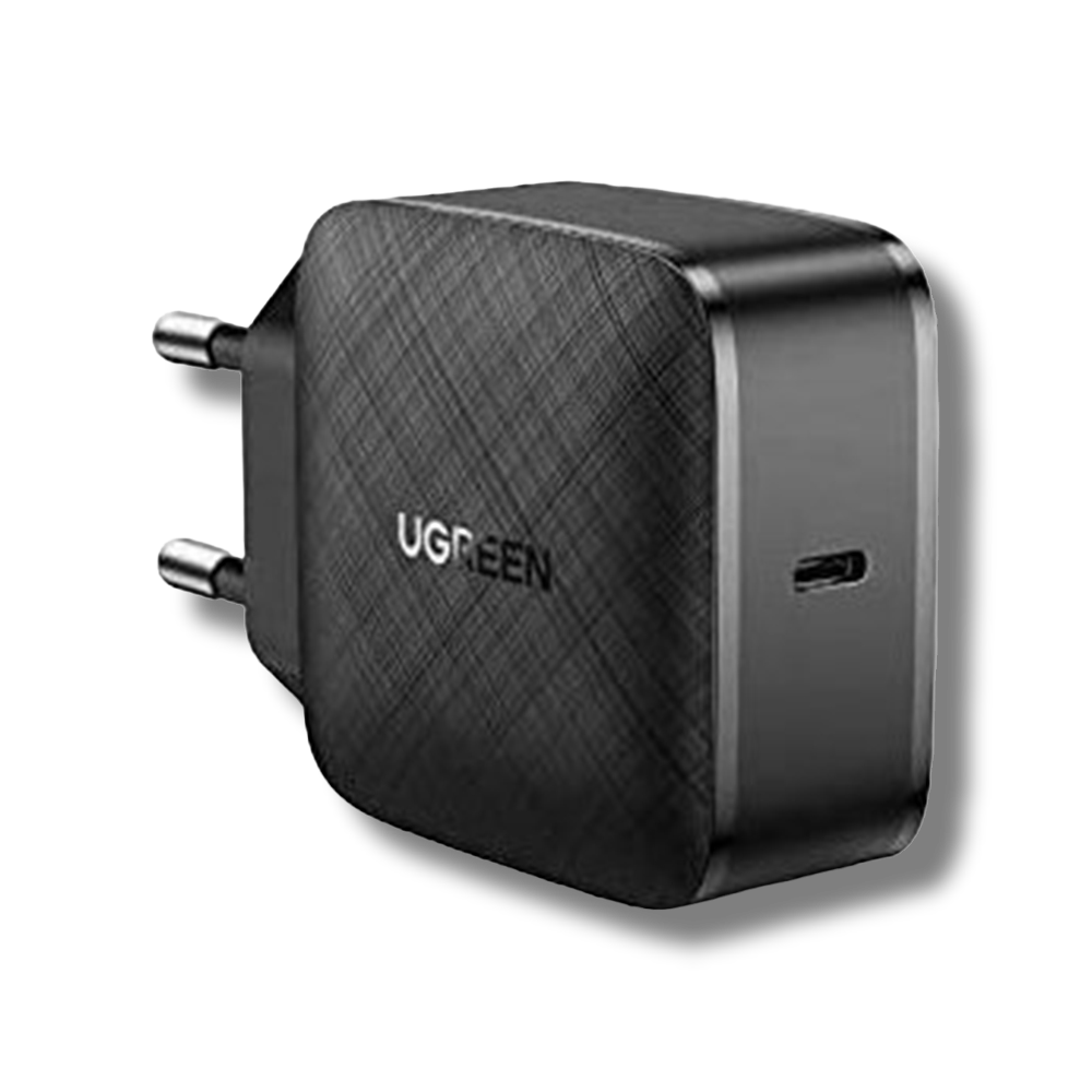 Polnilni adapter UGREEN 65W USB C – Črna