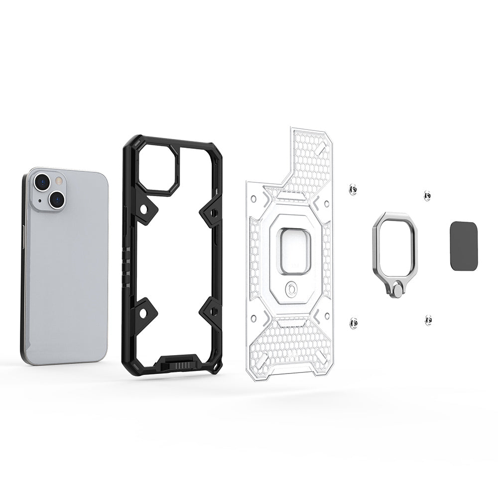 Silikonski ovitek "Honeycomb armor ring" za iPhone 13 Pro – Infostyle