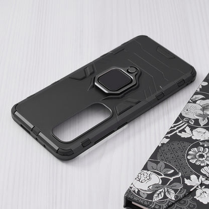 Silikonski ovitek "ring" za Xiaomi Mi 10S - Črna – Infostyle
