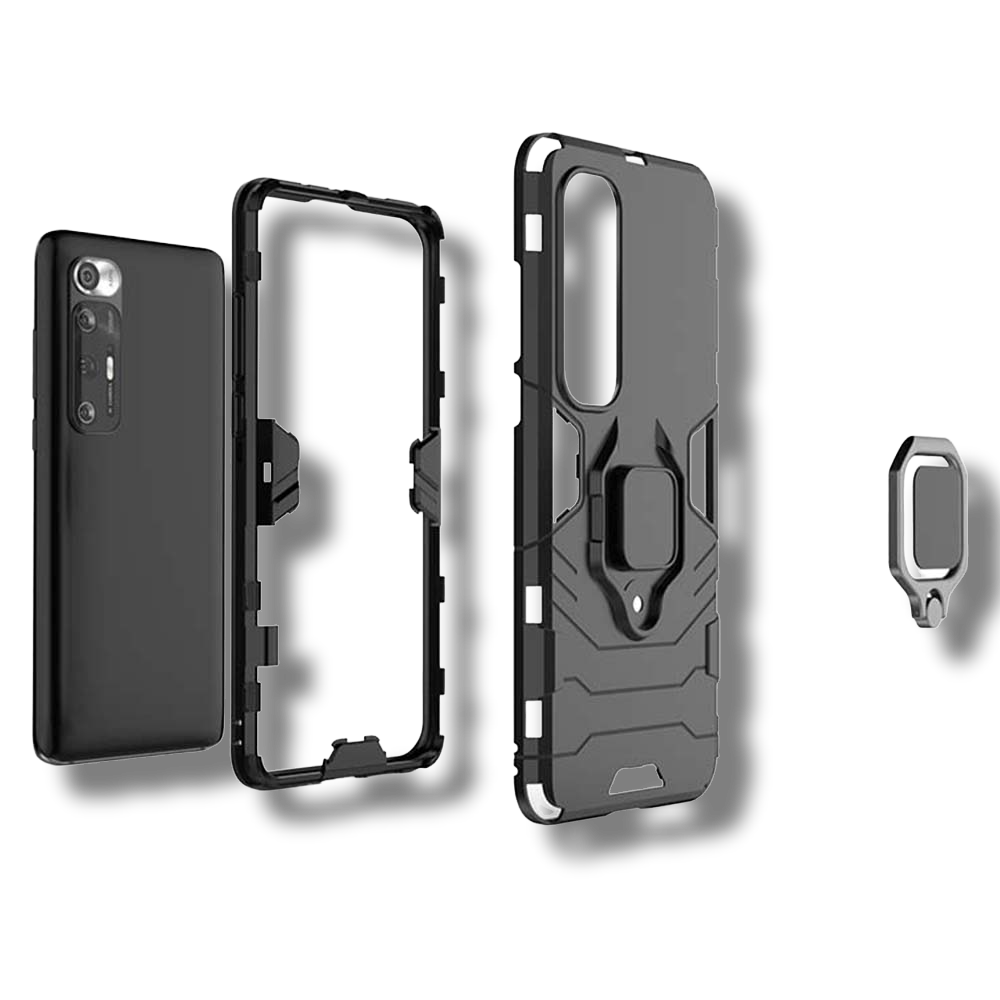 Silikonski ovitek "ring" za Honor Magic 4 Pro - Črna – Infostyle