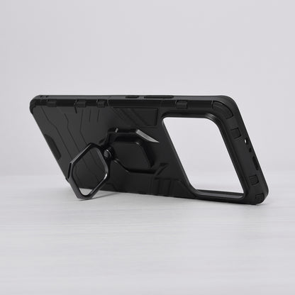Silikonski ovitek "ring" za Xiaomi Mi 11 Ultra - Črna – Infostyle