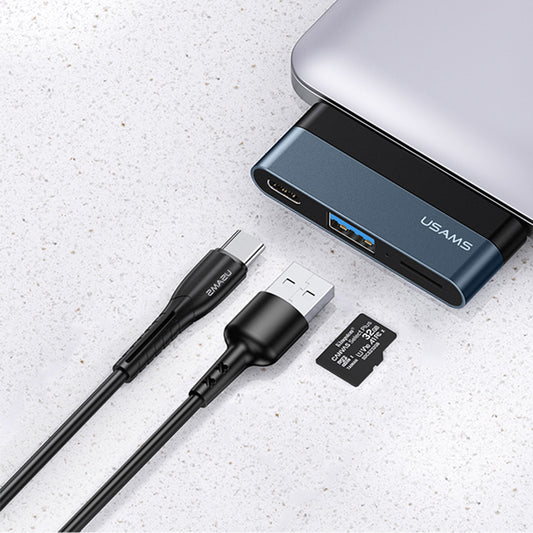 Adapter in pretvornik USB, USB C, Micro SD v USB C – Usams