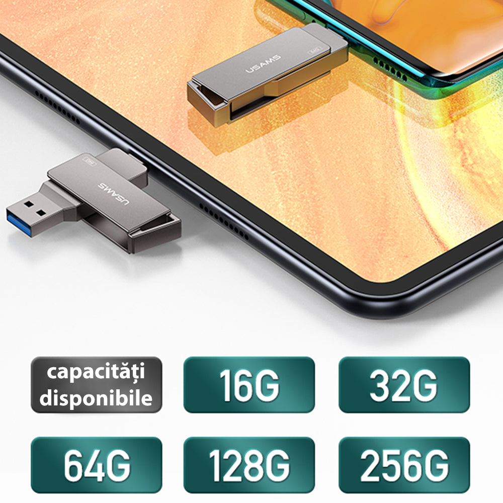 USB-C in USB ključ 16GB – Usams
