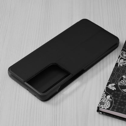Pametna preklopna torbica za Samsung Galaxy S21 Ultra - Črna – Infostyle