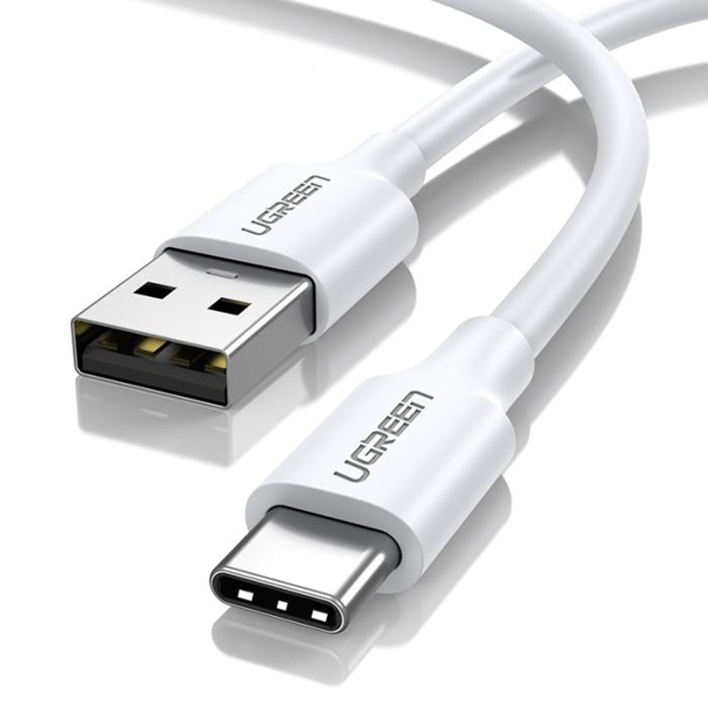 Polnilni kabel UGREEN USB v USB C 2m - Bela – Bela