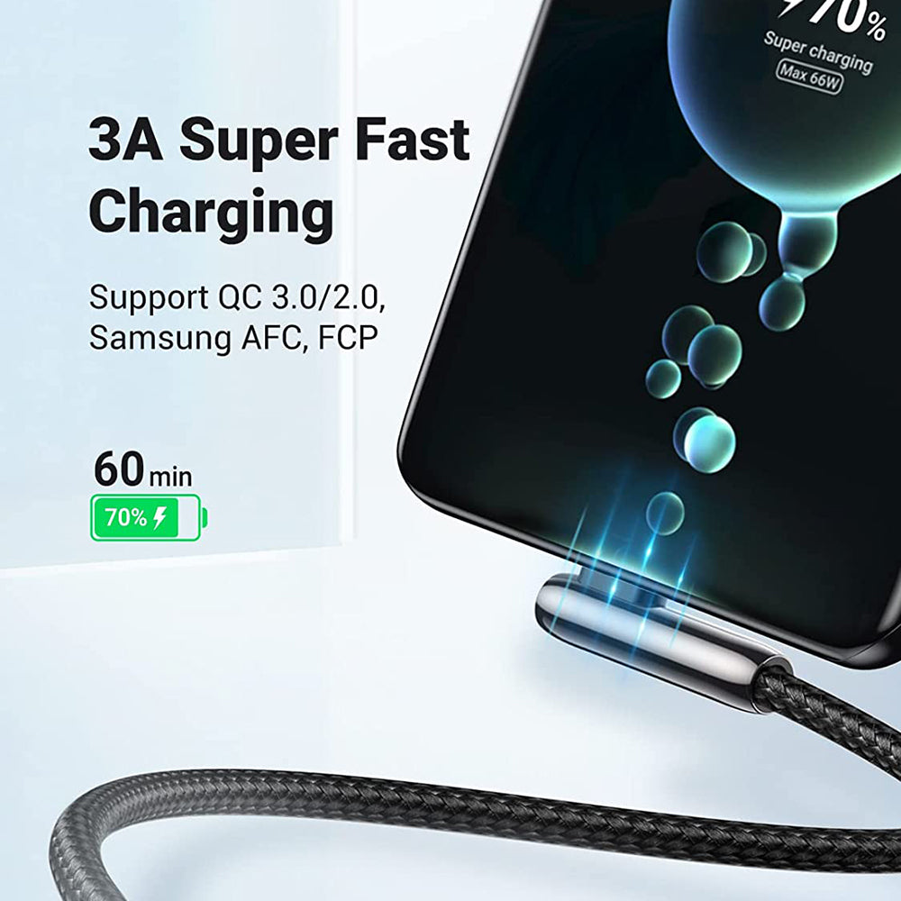 Premium polnilni kabel UGREEN - Črna