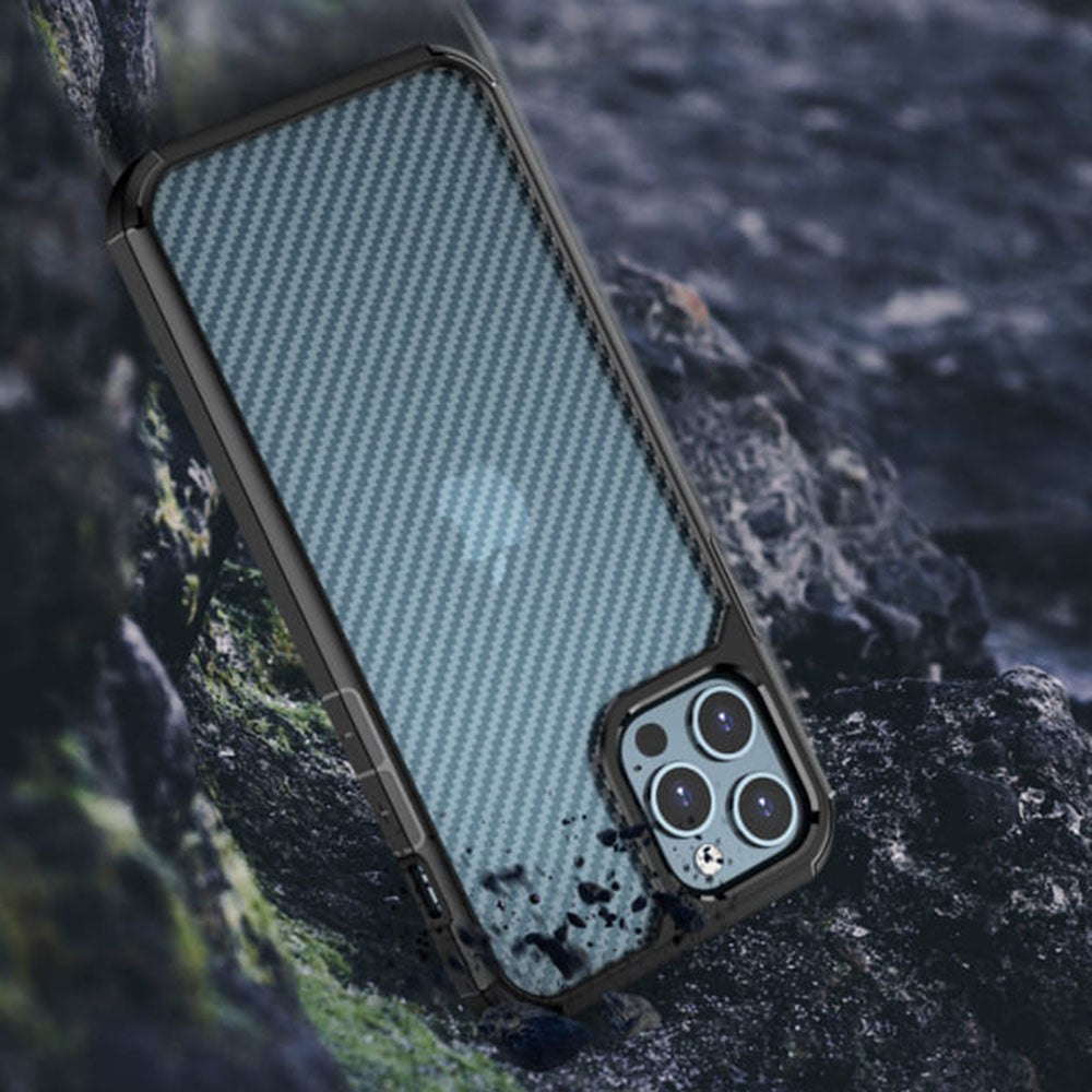 Ovitek "Carbon Fuse" za iPhone 14 – Infostyle