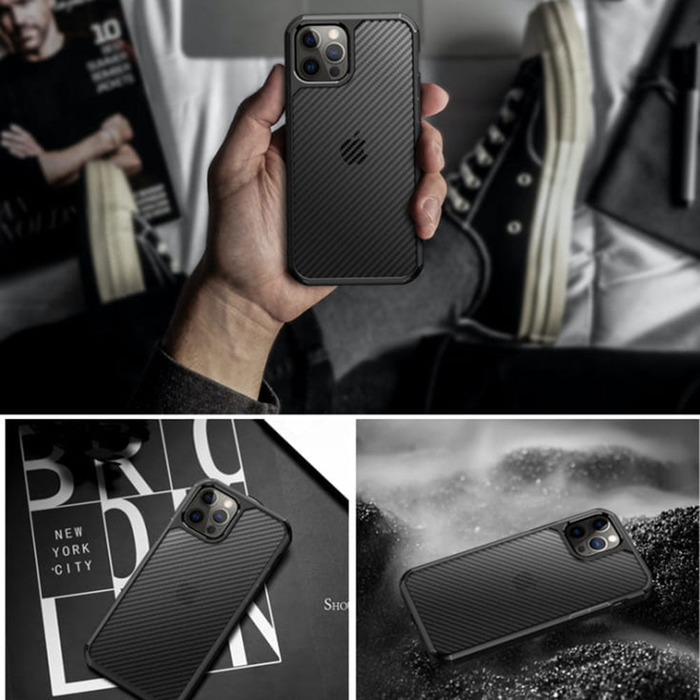 Ovitek "Carbon Fuse" za iPhone 14 – Infostyle
