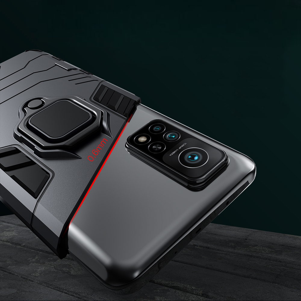 Silikonski ovitek "ring" za iPhone 14 Plus/ 15 Plus - Črna – Infostyle