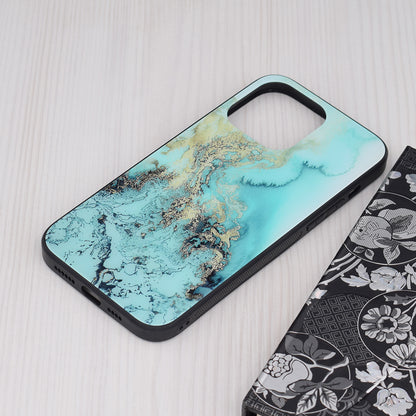 Ovitek za telefon "glaze" za iPhone 14 Pro Max – Infostyle – Rdeča / PC + TPU silikon
