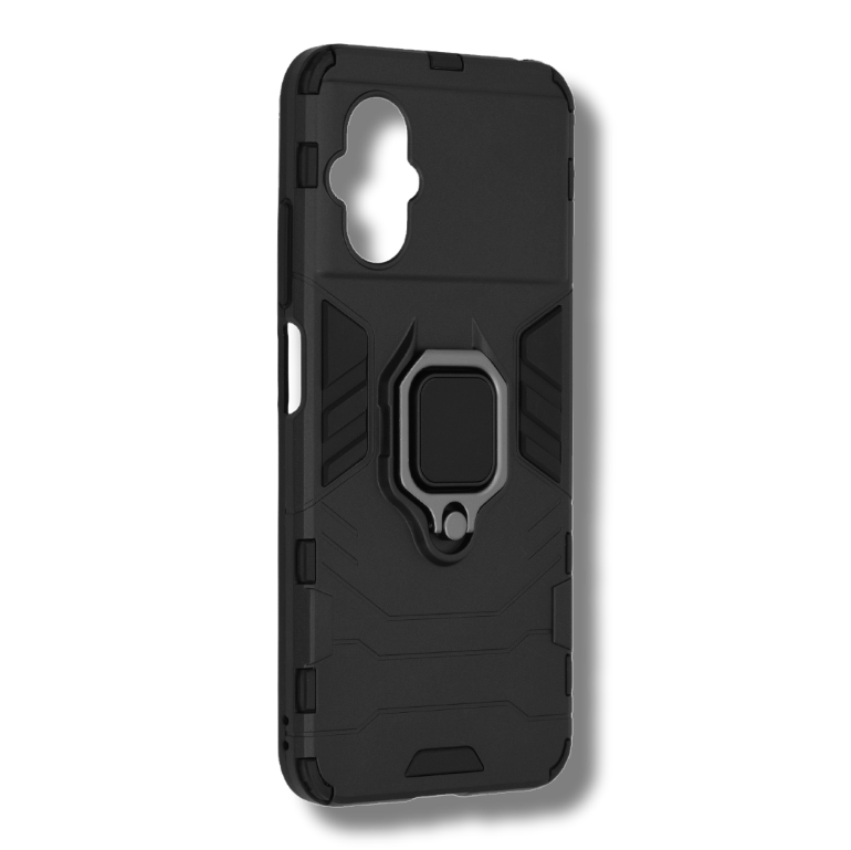 Silikonski ovitek "ring" za Realme C21 - Črna – Infostyle