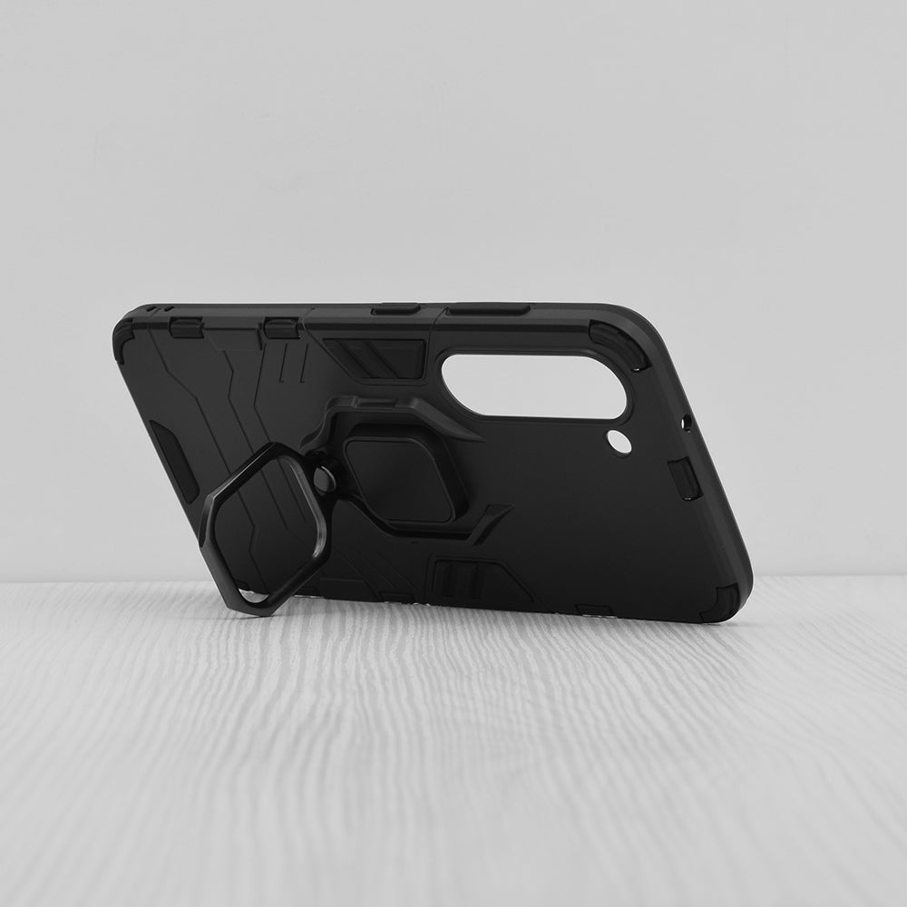 Silikonski ovitek "ring" za Samsung Galaxy S23 Plus - Črna – Infostyle