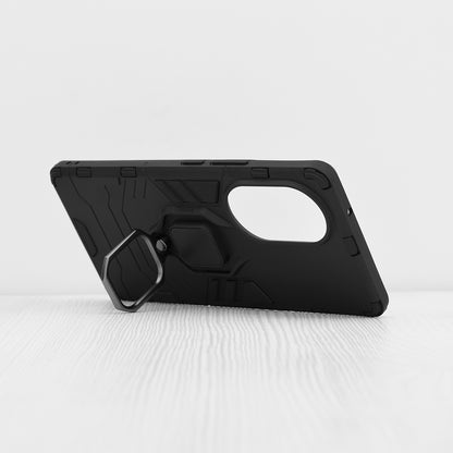 Silikonski ovitek "ring" za Honor X7 - Črna – Infostyle