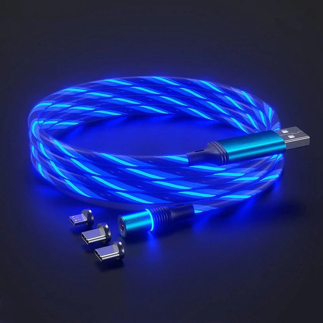 Magnetni kabel 3 v 1 v treh barvah – Infostyle – Bela