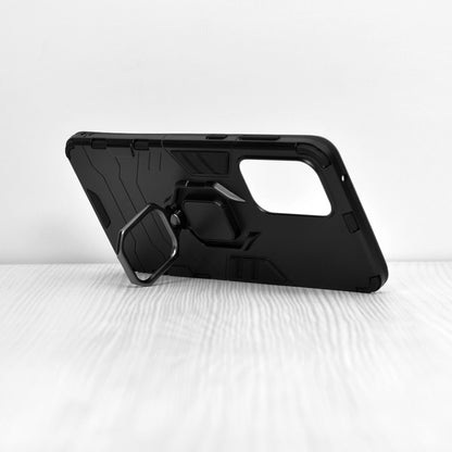 Silikonski ovitek "ring" za Samsung Galaxy A53 5G - Črna – Infostyle