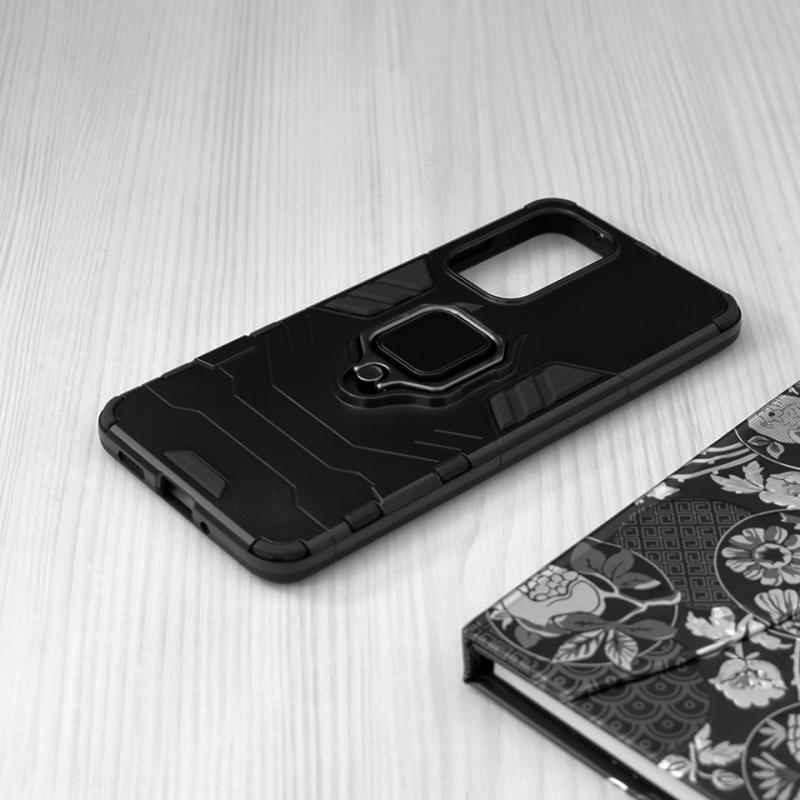 Silikonski ovitek "ring" za Samsung Galaxy A53 5G - Črna – Infostyle