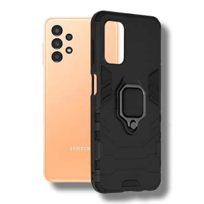Silikonski ovitek "ring" za Samsung Galaxy A13 4G - Črna – Infostyle