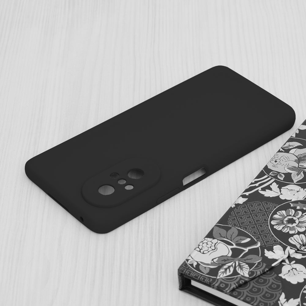 Silikonski ovitek "Soft Edge" za Huawei nova 9 SE - Črna – Techsuit – Črna / TPU silikon