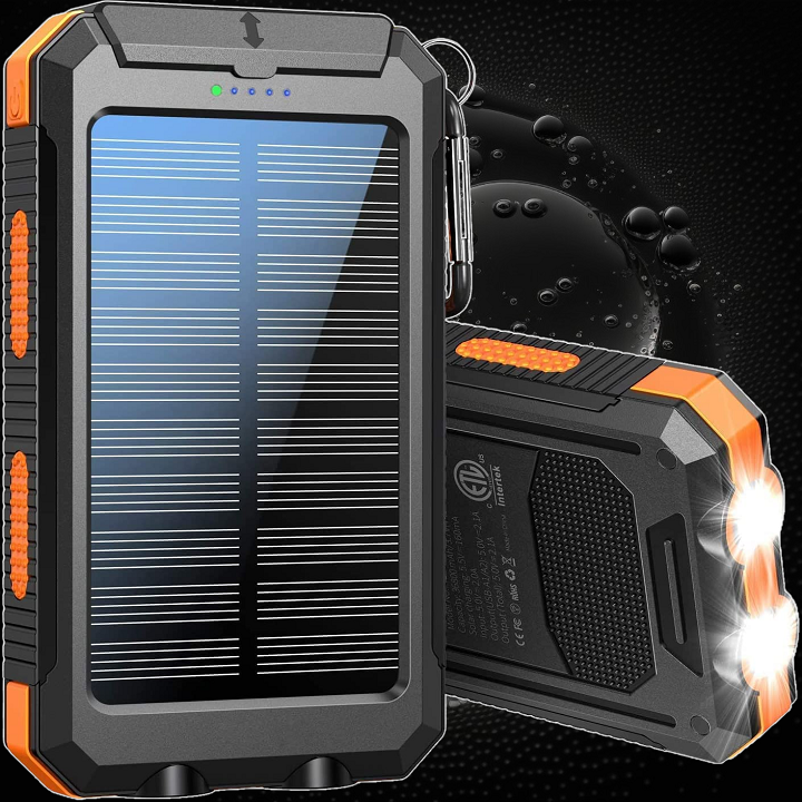 Solarna polnilna postaja 20.000mAh – Infostyle – Črna