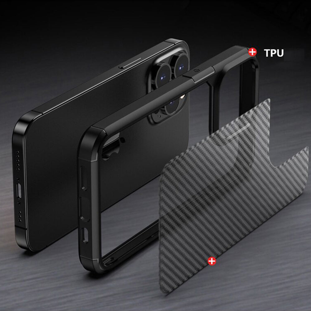 Ovitek "Carbon Fuse" za iPhone 14 Plus – Infostyle