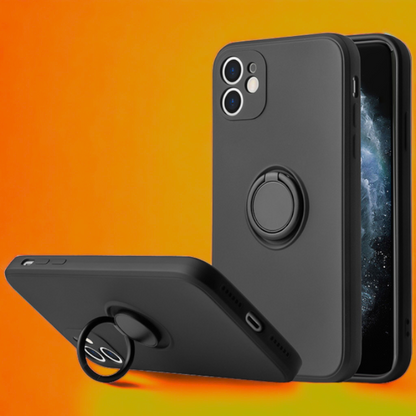 Silikonski ovitek "Silicone Ring" z držalom za iPhone 14 – Vennus