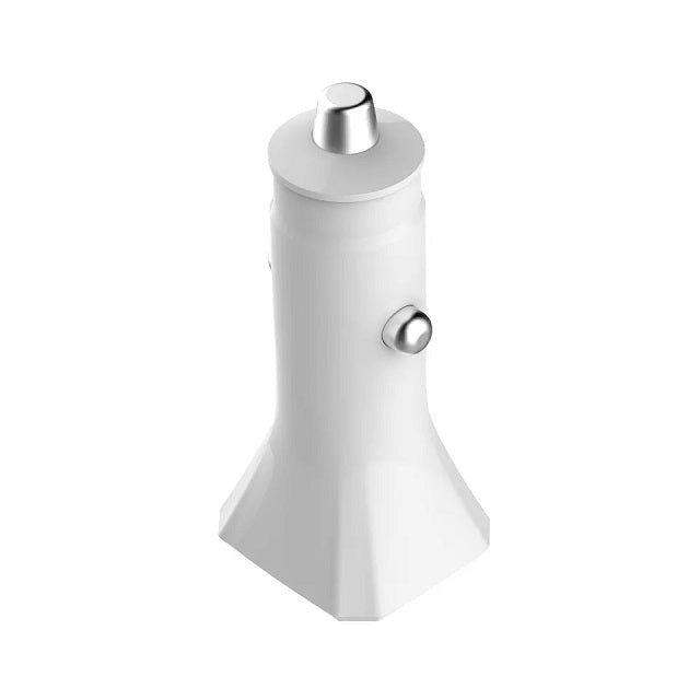 Avto polnilni adapter za hitro polnjenje USB in C 28W - Bela – Somostel