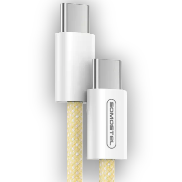 Polnilni in podatkovni kabel USB C- USB C v 3 barvah – Somostel – Modra