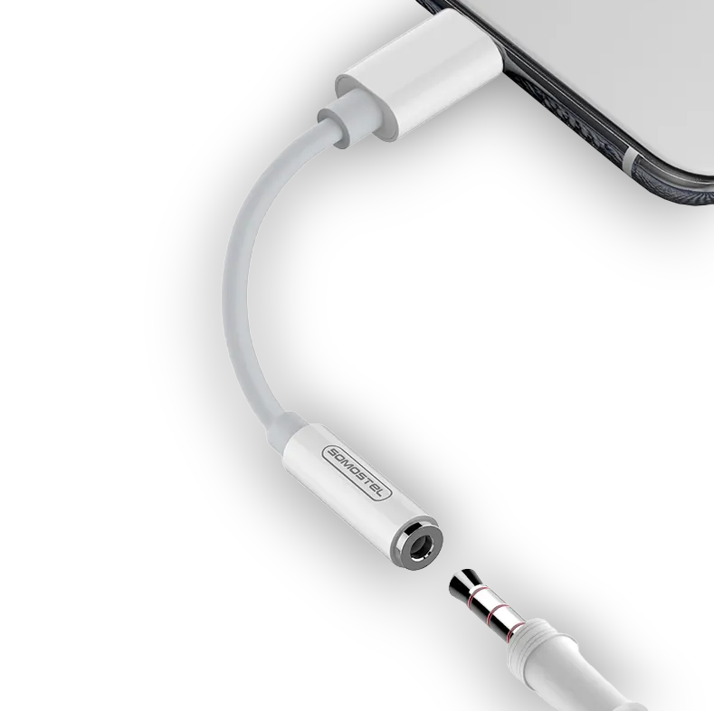 Adapter iz USB C v 3.5mm jack – Somostel