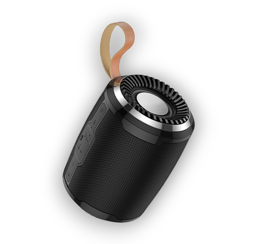 Bluetooth zvočnik Hoco "Cool Freedom" s tehnologijo IPX5 - Črna
