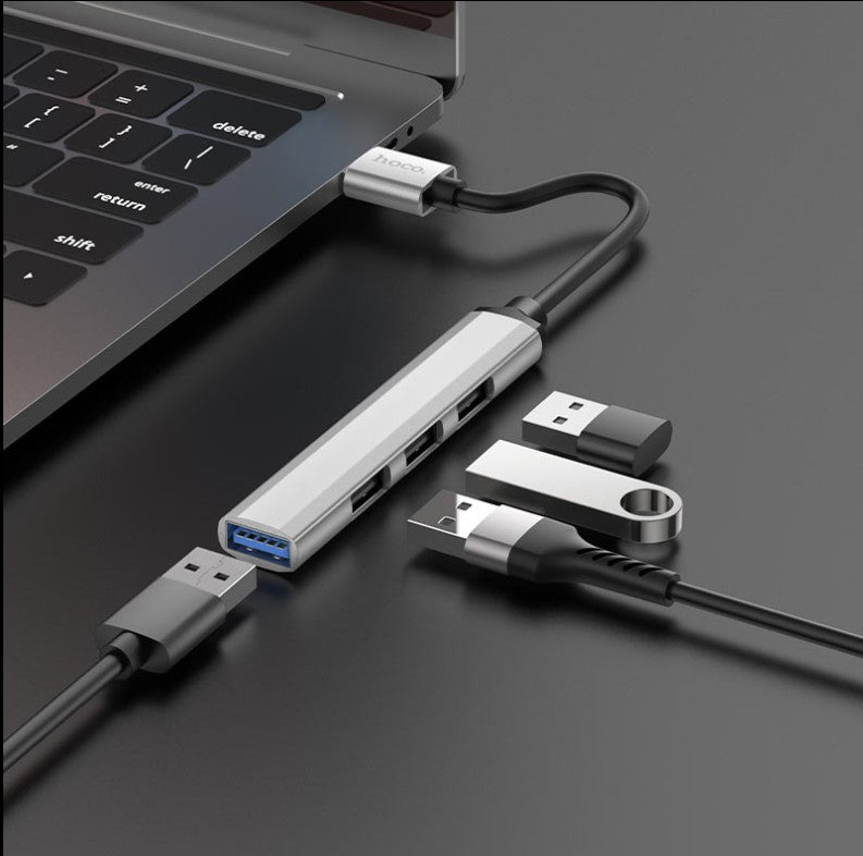 Mini adapter s 4 vhodi in izhodom USB – Hoco