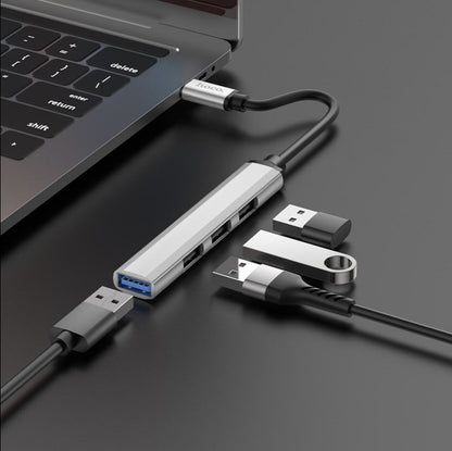 Mini adapter s 4 vhodi in izhodom USB C – Hoco