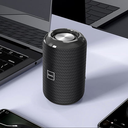 Bluetooth zvočnik Hoco - Trendy Sound s tehnologijo IPX5 – Črna