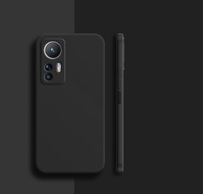 Silikonski ovitek "Lite" za Xiaomi 12 Pro – Vennus – Rdeča / Silikon