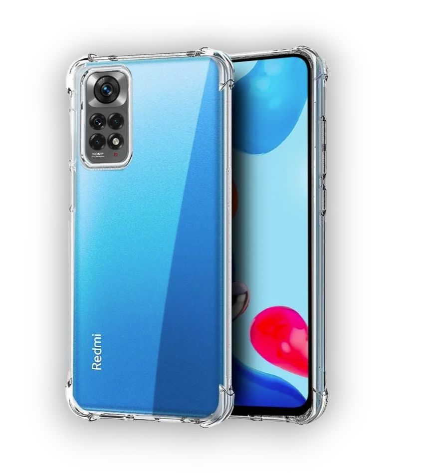 Silikonski ovitek "Antishock" za Xiaomi Redmi Note 11S 4G (0.5 mm) - Transparent – Infostyle – Prozorna / TPU silikon