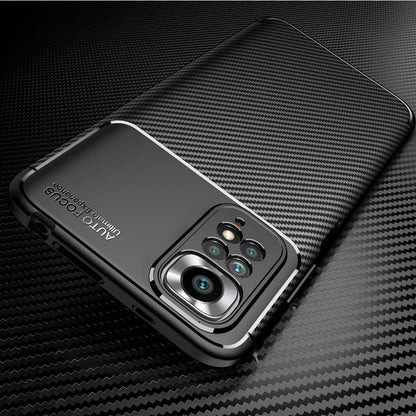 Ovitek "Vennus Carbon Elite" za Xiaomi Redmi Note 11 - črna