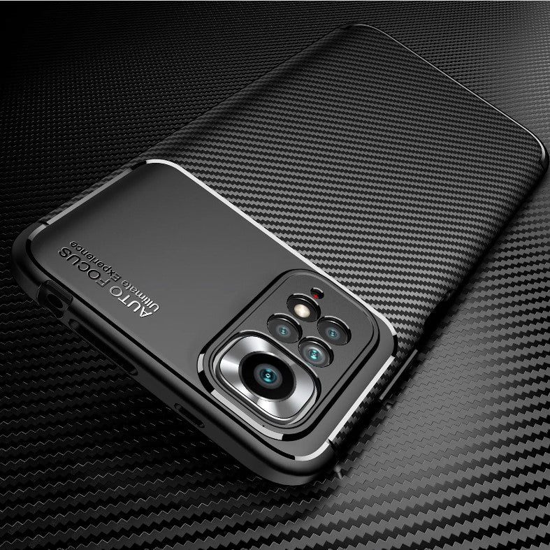 Ovitek "Vennus Carbon Elite" za Xiaomi Redmi Note 11S - črna
