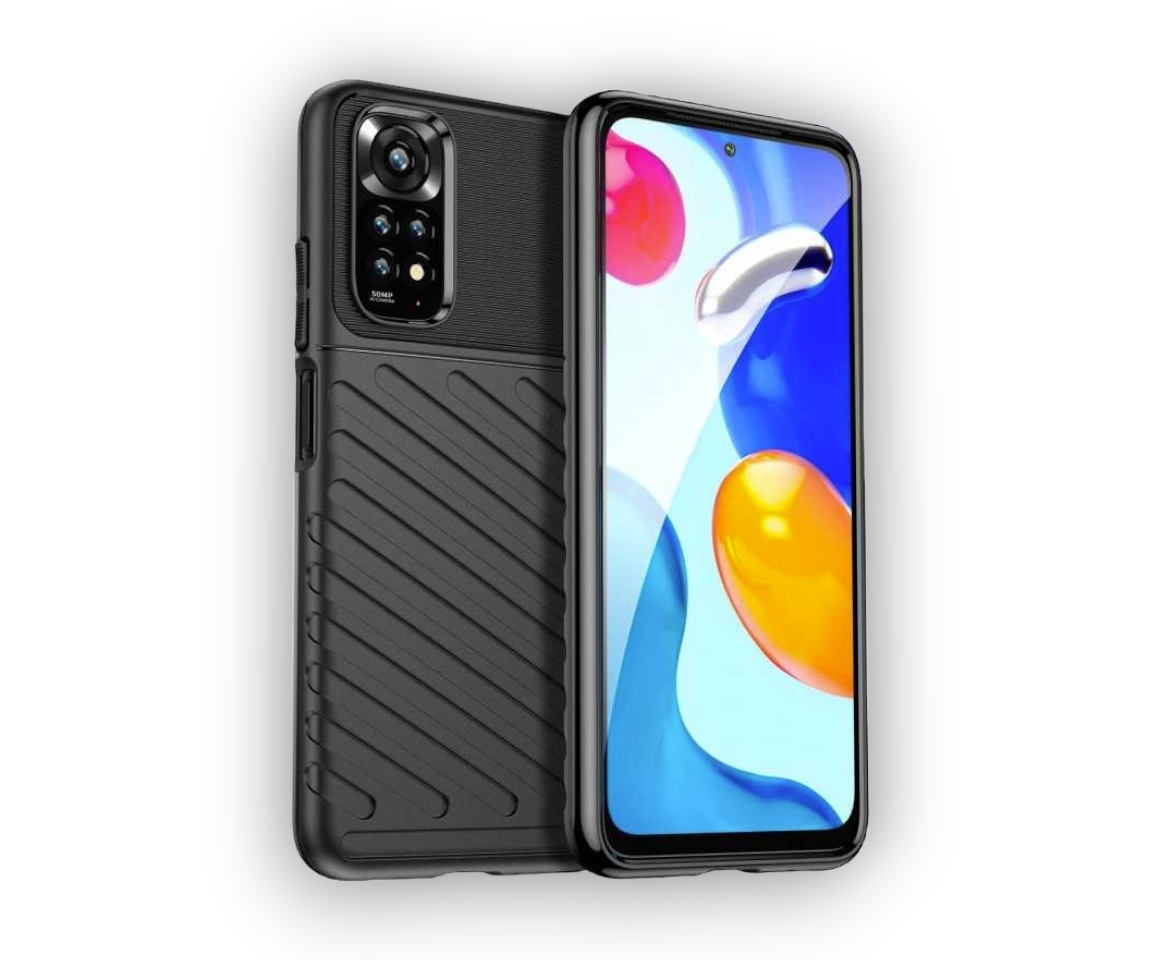 Ovitek "Thunder" za Xiaomi Poco M5S - Črna – Infostyle – Črna / TPU silikon
