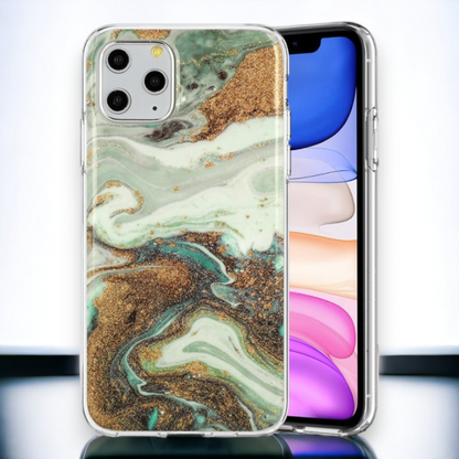 Ovitek "Marble Glitter" za iPhone 12 Pro Max – Infostyle