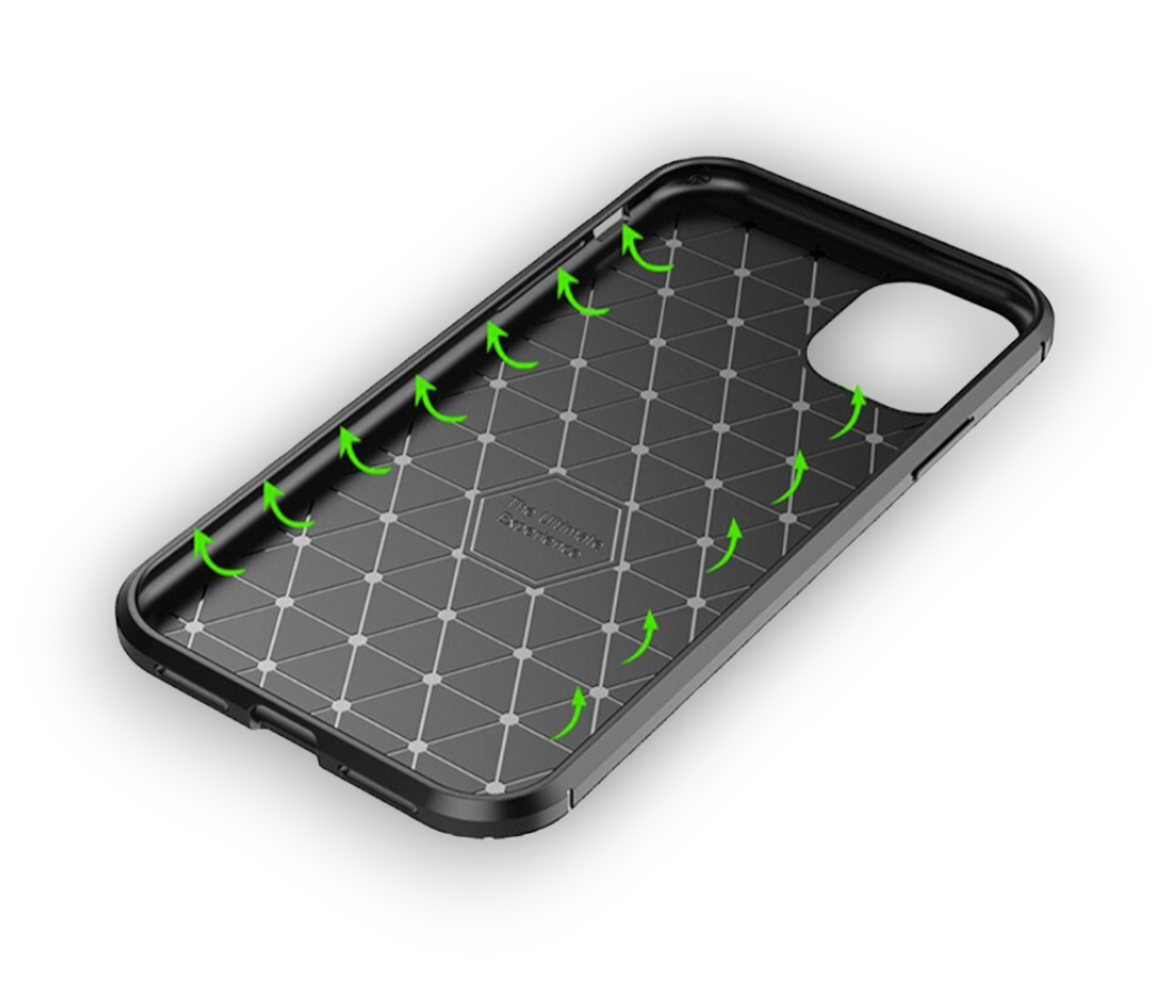 Ovitek "Vennus Carbon Elite" za Samsung Galaxy A04 S - črna