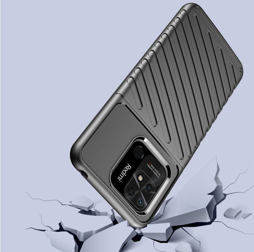 Ovitek "Thunder" za Xiaomi Redmi 10C - Črna – Infostyle