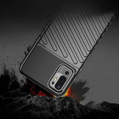 Ovitek "Thunder" za Xiaomi Redmi Note 10T - Črna – Infostyle
