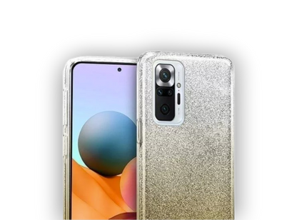 Silikonski ovitek "Bling" za Xiaomi Redmi Note 10 Pro Max - Zlata – Infostyle – Zlata / Silikon