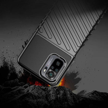 Ovitek "Thunder" za Xiaomi Redmi 10 - Črna – Infostyle