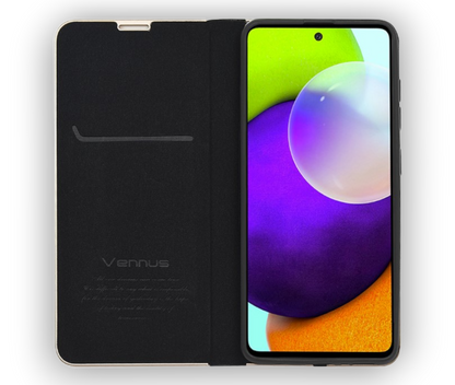 Preklopna torbica "Vennus - chic" za Samsung Galaxy A42 5G - Črna